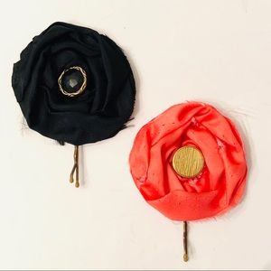 Anthropologie Flower Bobby Pins
